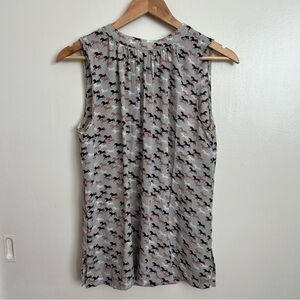 LOFT Sleeveless Horse Print Top Size S